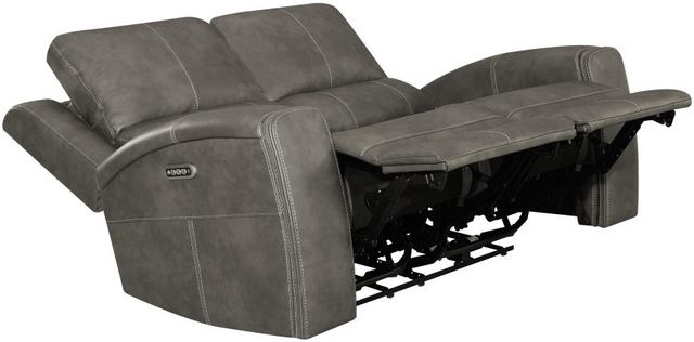 Coaster® Brickston Charcoal Power Reclining Loveseat with Power Headrest and Lumbar-1
