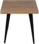 Jofran Inc. Prelude Suede End Table with Black Base-4