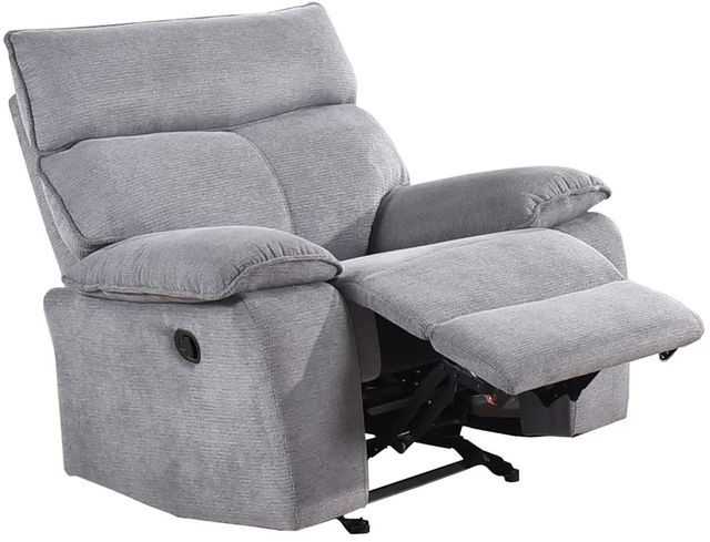 Mazin Furniture Casper Grey Manual Glider Recliner-1