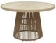Signature Design by Ashley® Orchard Beach Beige Wicker/Wooden Outdoor Dining Table-0