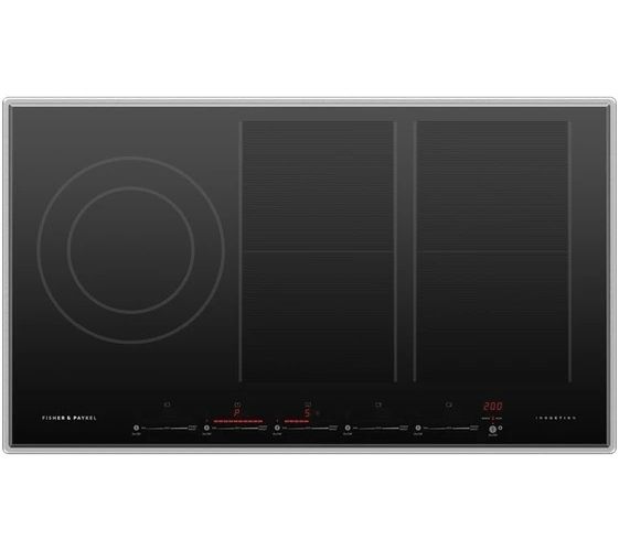 Fisher & Paykel Series 9 Professional 36" Black Glass Induction Cooktop-0