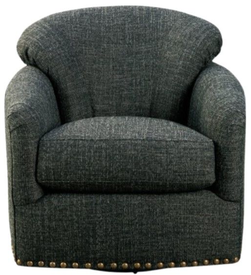 Craftmaster® Customizable CM Modern Swivel Arm Chair-4