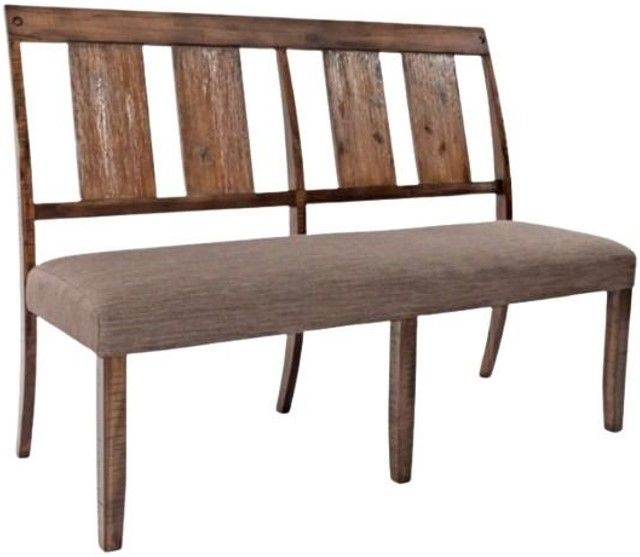 Jofran Inc. Mission Viejo Warm Brown Counter Bench-0