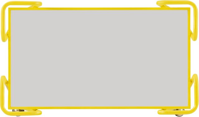 Linon Ellie Yellow Bar Cart-4