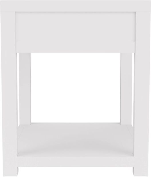 Riverside Furniture Rosalie White End Table-3