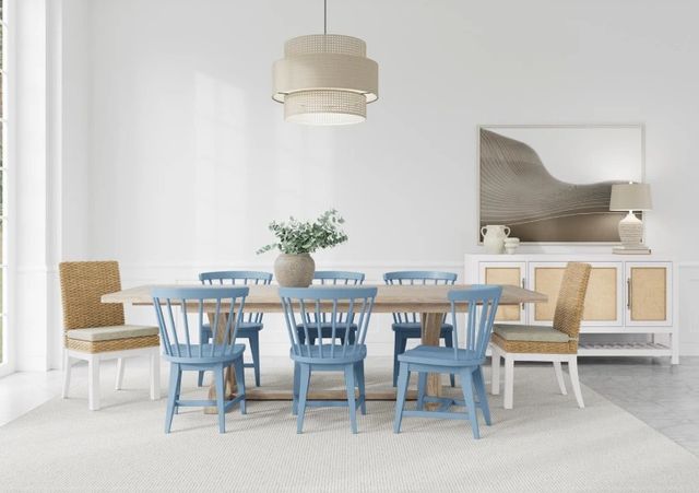 Riverside Furniture Rosalie Hemlock Trestle Dining Table-1
