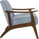 Mazin Furniture Carlson Blue Gray Upholstered Accent Chair-2