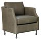 Bernards Tarrington Pistachio Leather Accent Chair-0