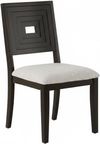 Powell® Ingram Black Upholstered Dining Side Chair