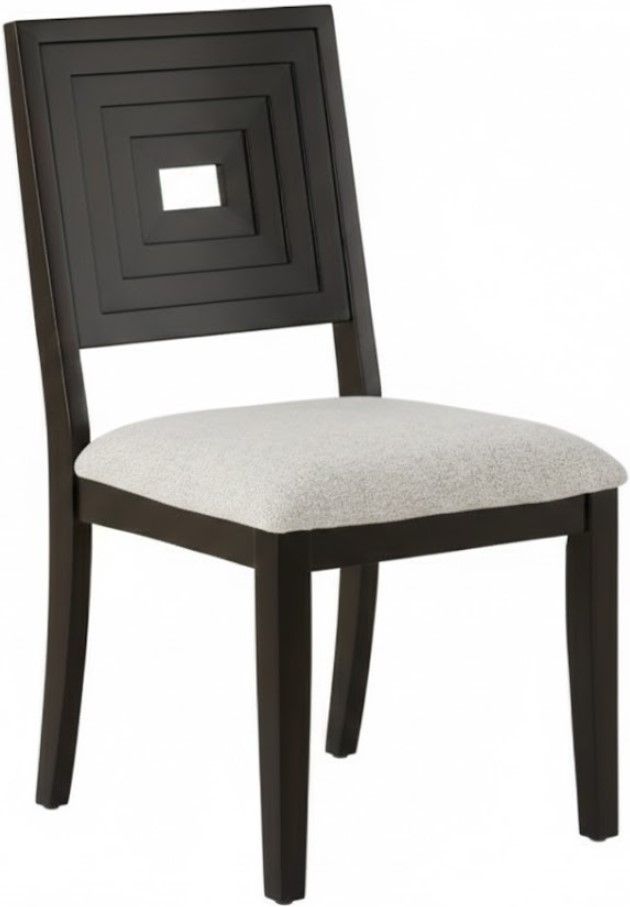 Powell® Ingram Black Upholstered Dining Side Chair-0