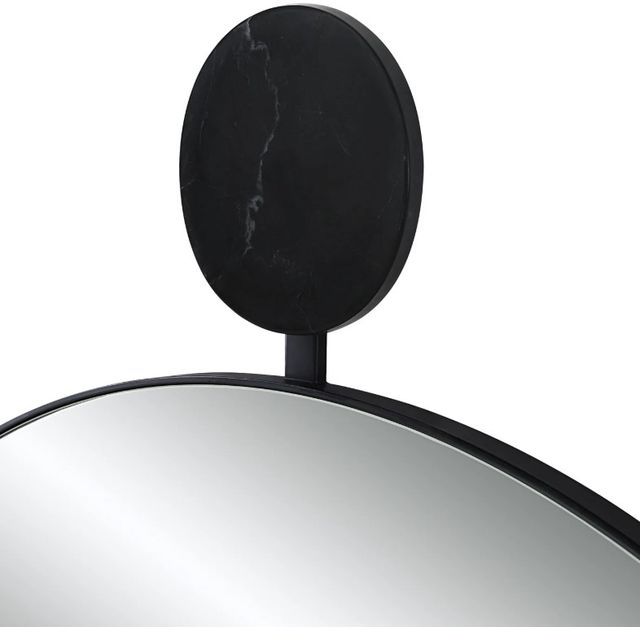 Renwil® Adamas Matte Black Accent Mirror-4