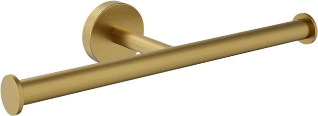 KOHLER® Elate® Vibrant Brushed Moderne Brass Double Toilet Paper Holder-0