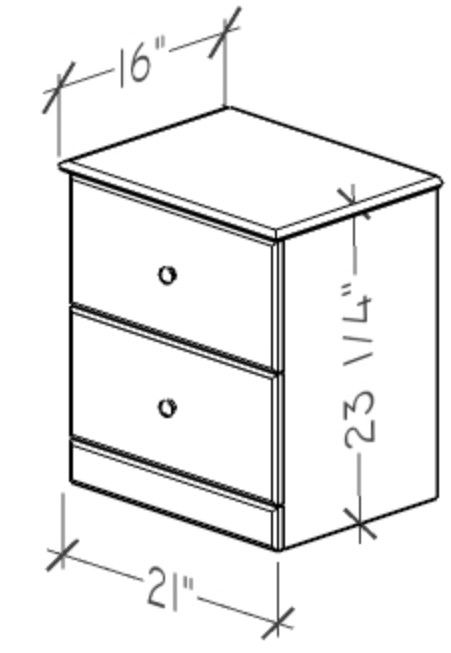 Perdue Woodworks 12,000 Essential Brown Drawer Nightstand-2