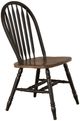 Liberty Furniture Carolina Crossing 5-Piece Antique Honey/Black Pedestal Dining Set-3