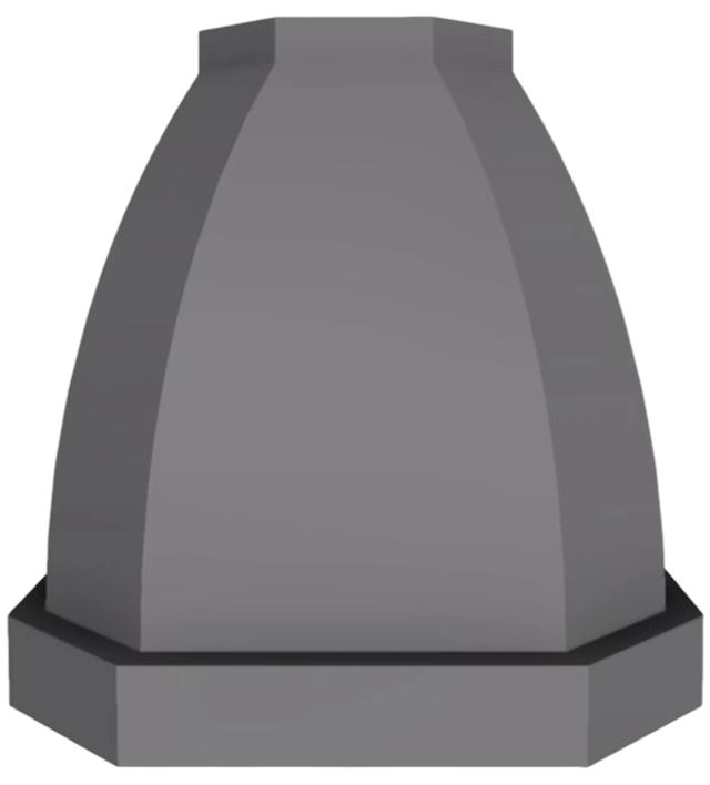 Vent-A-Hood® Designer Series 60" Gunsmoke Island Range Hood-1
