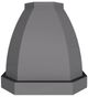 Vent-A-Hood® Designer Series 60" Gunsmoke Island Range Hood-1