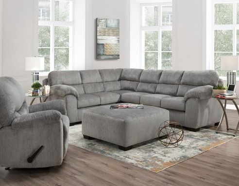 Peak Living Lucille 2-Piece Slate Sectional-0