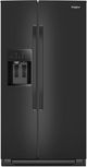 Whirlpool® 36" 20.9 Cu. Ft. Black Counter Depth Side by Side Refrigerator-0