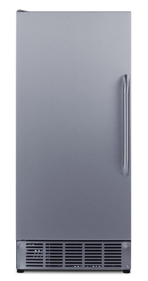 Summit® 15" 45 lb. Stainless Steel Outdoor Ice Maker-0
