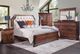 Urban Collections by Yutzy Woodworking Norway Earthtone/Maple Upholstered Twin Panel Bed-1