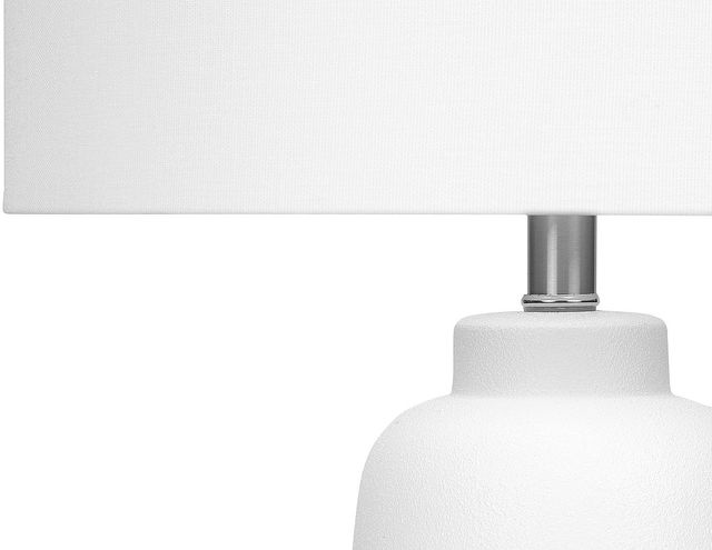Monarch Specialties Inc. 26"H Cream Ceramic Table Lamp-2