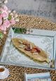A & B Home Gold 19" Decorative Leaf Plate-5