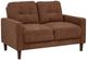 Coaster® Bowen II Rust Upholstered Loveseat-0