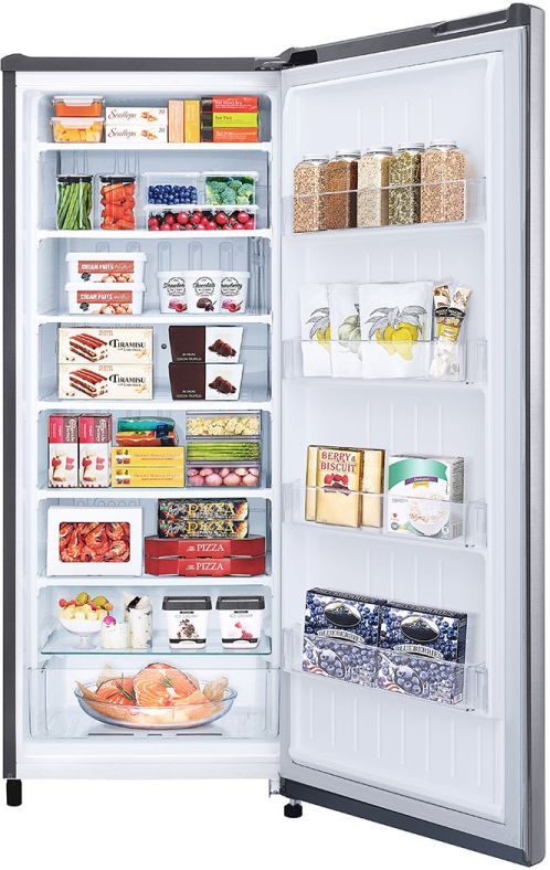 LG 5.8 Cu. Ft. Platinum Silver Single Door Freezer-7