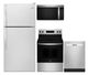 Whirlpool® 4 Piece Kitchen Package-Stainless Steel-0