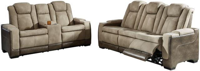 Signature Design by Ashley® Next-Gen DuraPella 2-Piece Sand Reclining Living Room Set-0