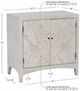 Coast2Coast Home™ Palmyra Antique White Accent Cabinet-2