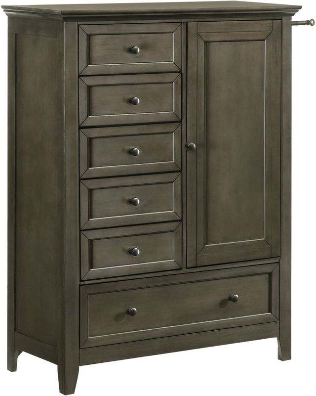 Intercon San Mateo Gray Youth Chifferobe-0