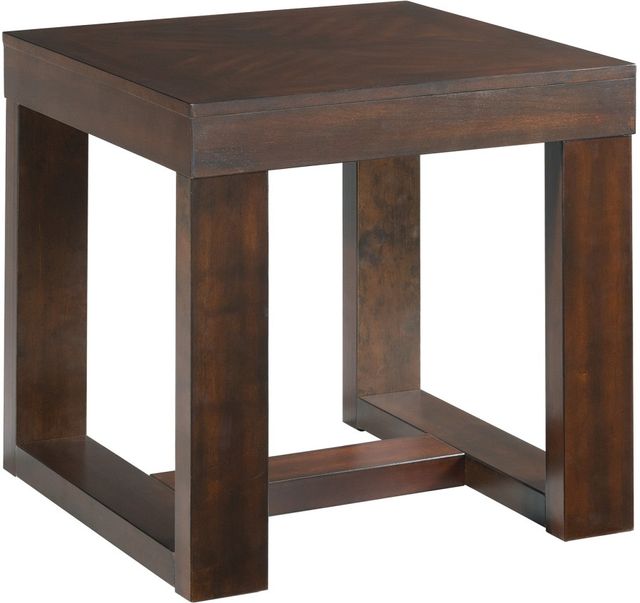 Elements International Hardy 3-Piece Cherry Occasional Table Set-3