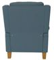 Best® Home Furnishings Customizable Prima Leather Power High Leg Recliner with Honey Birch Legs-3