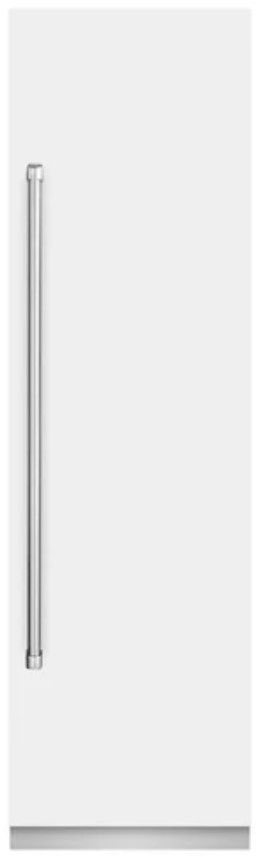 ZLINE 24" 12.5 Cu. Ft. White Matte Column Refrigerator with Graphite Gray Interior-0