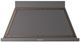Ilve® Nostalgie II Noblesse 48" Graphite Matte Wall Mounted Range Hood with Burnished Trim-0