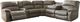 Benchcraft® Segburg 4-Piece Driftwood Power Reclining Sectional-1