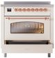 Ilve® Nostalgie II Series 36" Antique White Pro Style Induction Range-3