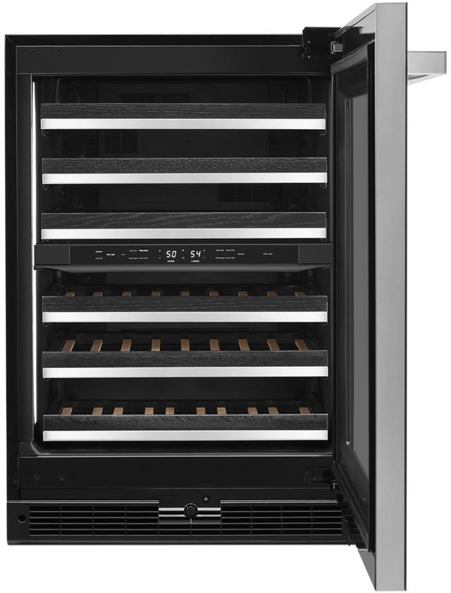JennAir® NOIR™ 24" Black Wine Cooler-1