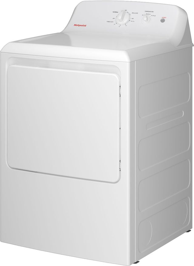 Hotpoint 6.2 Cu. Ft. White Electric Dryer-2