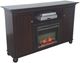 American Heartland Manufacturing Poplar Tall Fireplace TV Stand-0