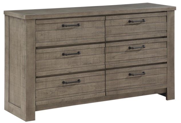 Mazin Furniture Longview Gray Dresser-0