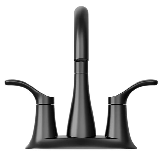 KOHLER® Simplice® Matte Black 0.5 GPM Centerset Bathroom Sink Faucet-1