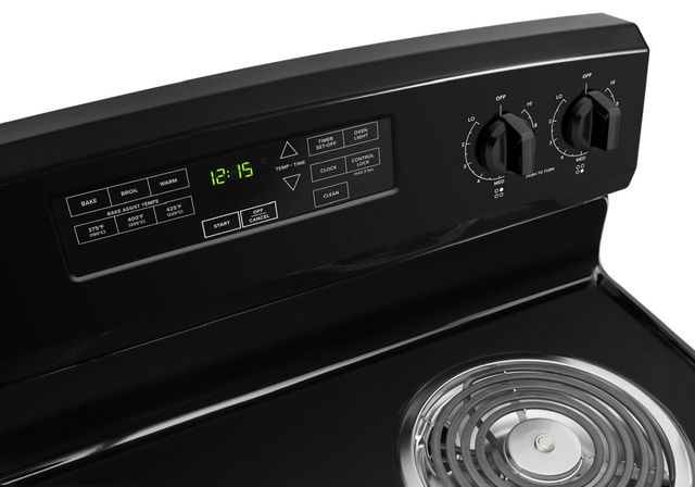 Amana® 30" Black Freestanding Electric Range-4