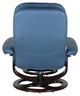 BarcaLounger® Jacque Roman-Blue Manual Recliner and Ottoman Set-1