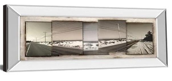 Classy Art The Old Coast Road by Noah Bay Mirror Framed Wall Art-1