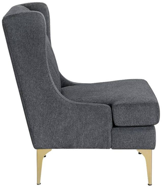 Homelegance® Savoy Dark Gray Accent Chair-3