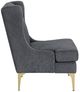 Homelegance® Savoy Dark Gray Accent Chair-3