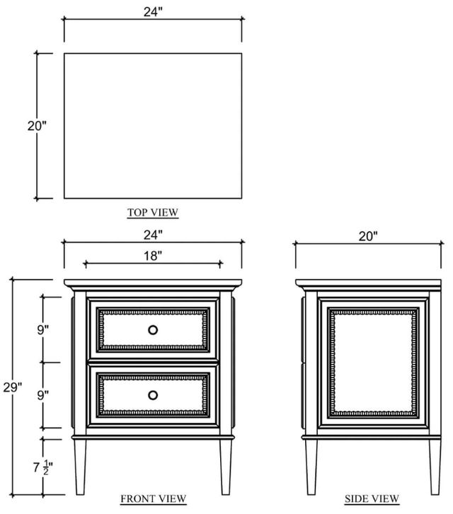 Bramble Vivienne Bedside Table-2