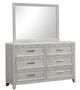 New Classic® Home Furnishings Fiona Mist Gray Dresser and Mirror Set-0